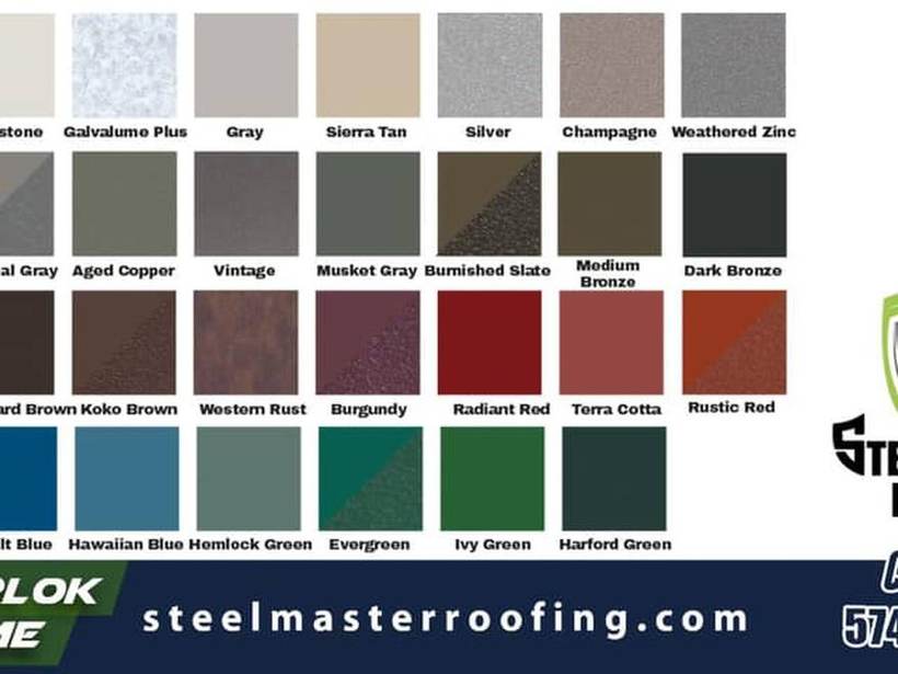 Steel Master Roofing install: Standing Seam