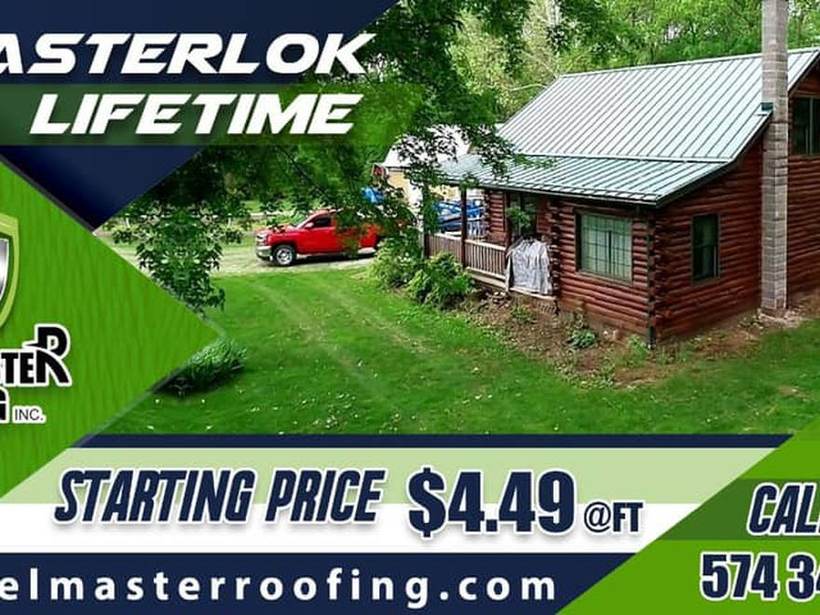 Steel Master Roofing install: Standing Seam