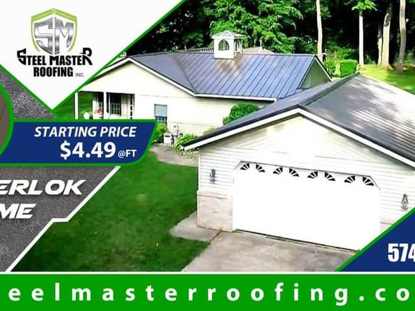 Steel Master Roofing install: Standing Seam