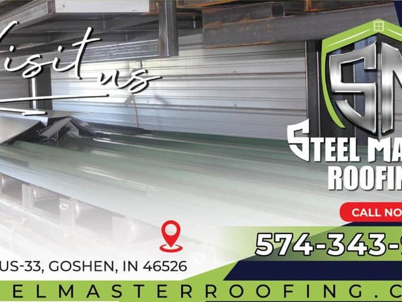 Steel Master Roofing install: Exposed Fastener
