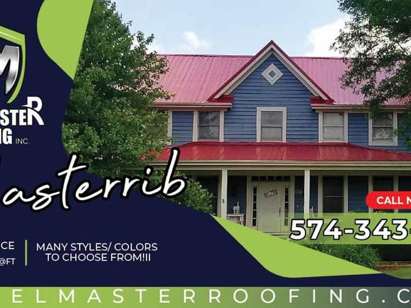 Steel Master Roofing install: Exposed Fastener