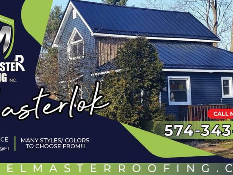 Steel Master Roofing install: Standing Seam