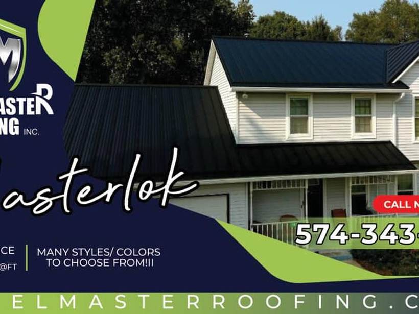 Steel Master Roofing install: Standing Seam