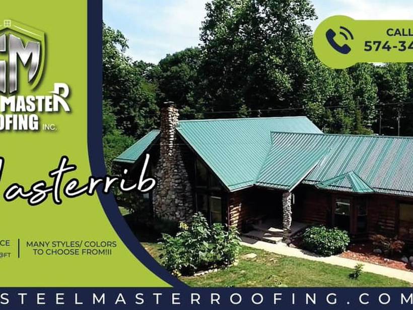 Steel Master Roofing install: Exposed Fastener