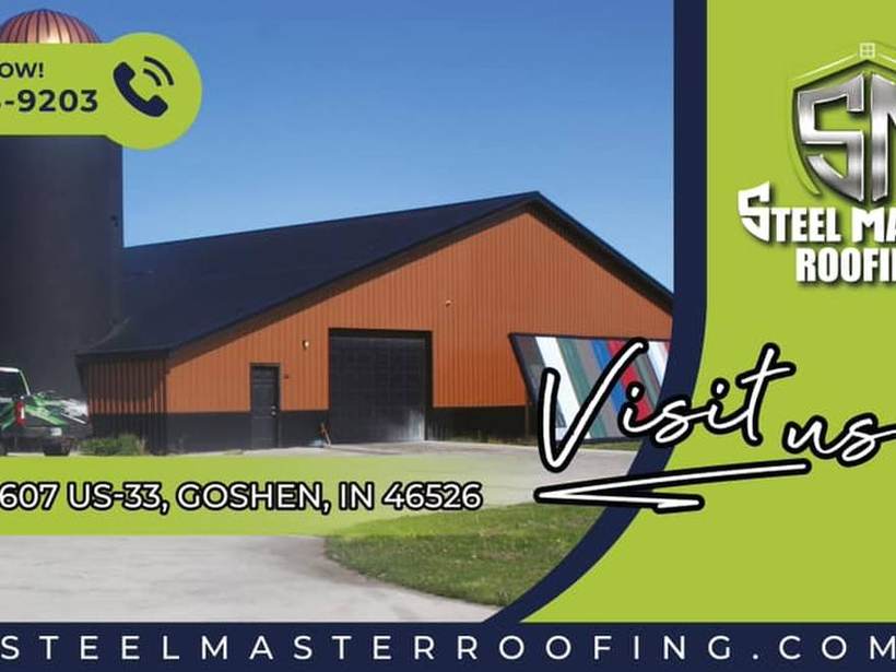 Steel Master Roofing install: Exposed Fastener