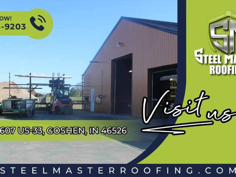 Steel Master Roofing install: Standing Seam