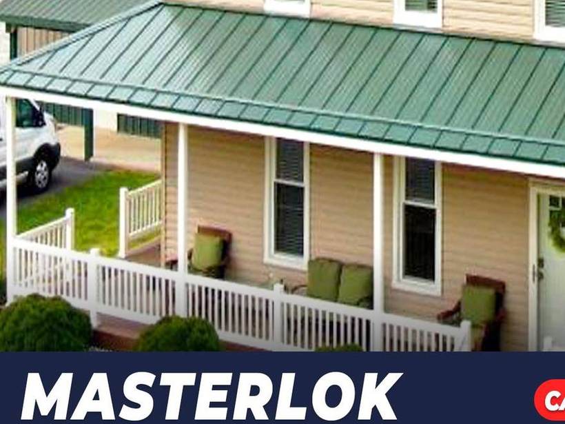 Steel Master Roofing install: Standing Seam