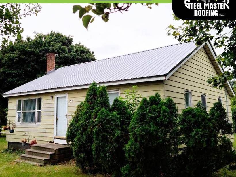 Steel Master Roofing install: Exposed Fastener