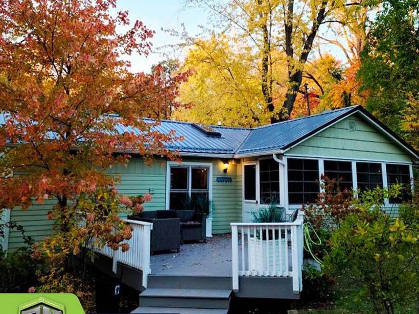 Steel Master Roofing install: Standing Seam