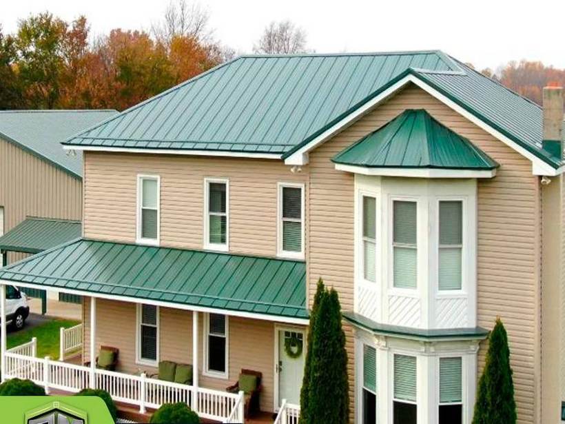 Steel Master Roofing install: Standing Seam