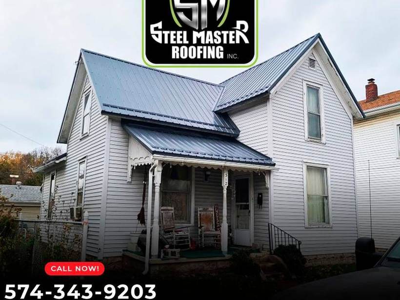 Steel Master Roofing install: Standing Seam