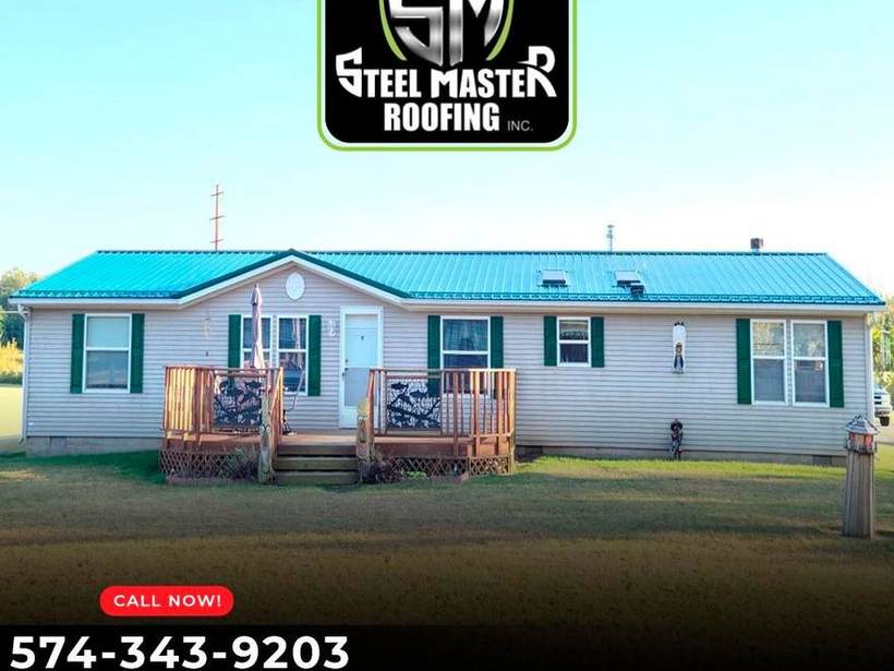Steel Master Roofing install: Standing Seam