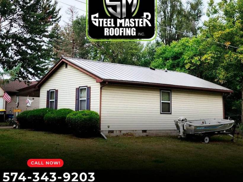 Steel Master Roofing install: Standing Seam