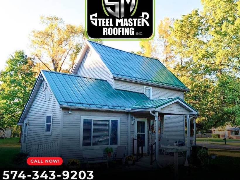 Steel Master Roofing install: Standing Seam