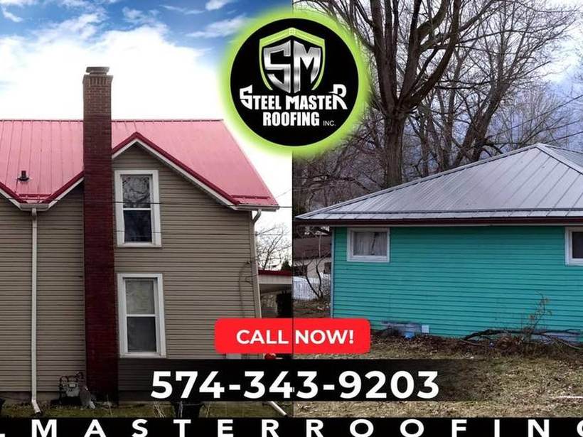 Steel Master Roofing install: Standing Seam