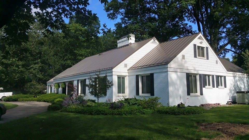 Steel Master Roofing install: elkhart - Commercial - burnished slate