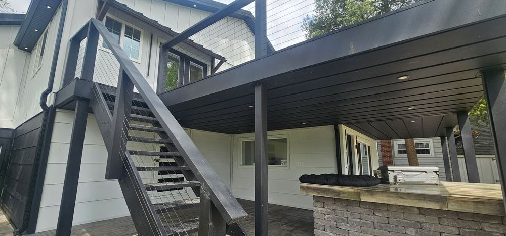 Steel Master Roofing install: Standing Seam