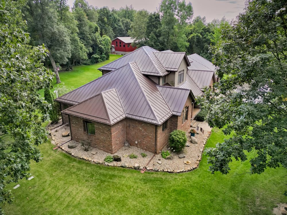 Steel Master Roofing install: Standing Seam