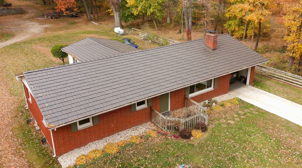 Steel Master Roofing install: Michiana - Standing Seam - Burnished Slate