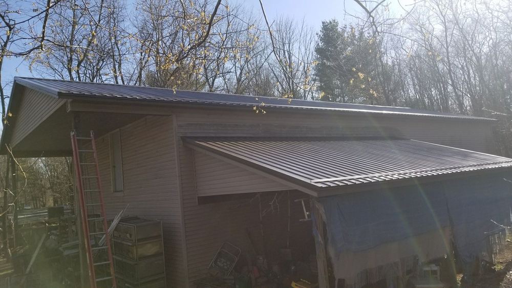 Steel Master Roofing install: elkhart - Exposed Fastener