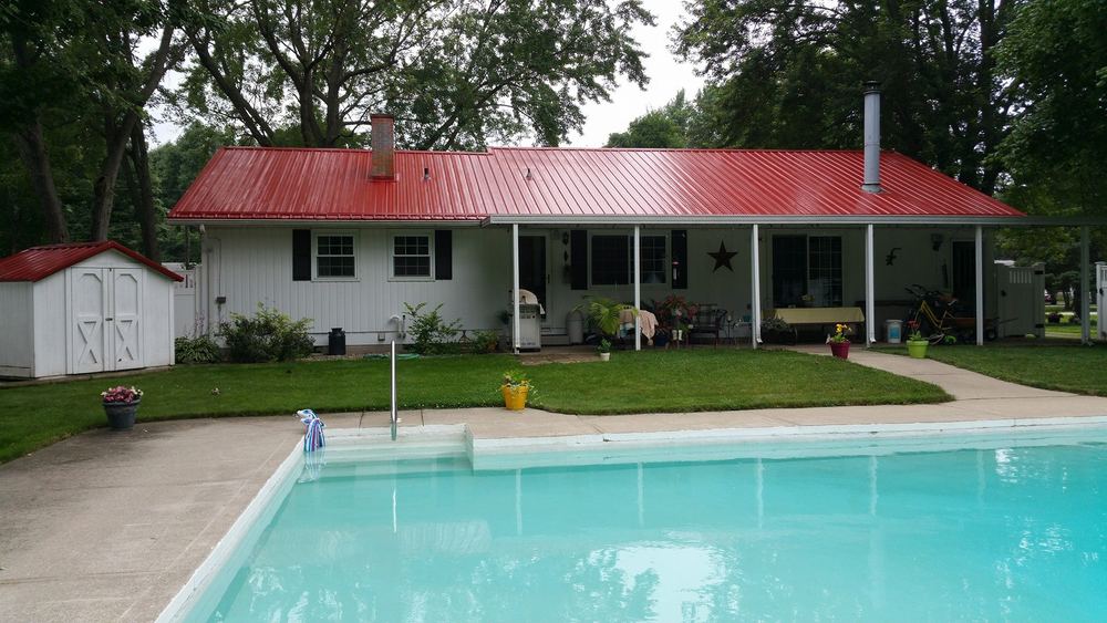 Steel Master Roofing install: Warsaw - Standing Seam