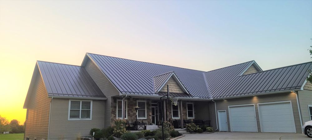Steel Master Roofing install: goshen - Concealed Fastener
