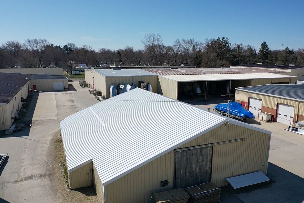 Steel Master Roofing install: new-paris - Standing Seam