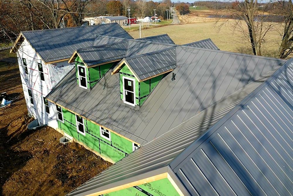 Steel Master Roofing install: goshen - Standing Seam