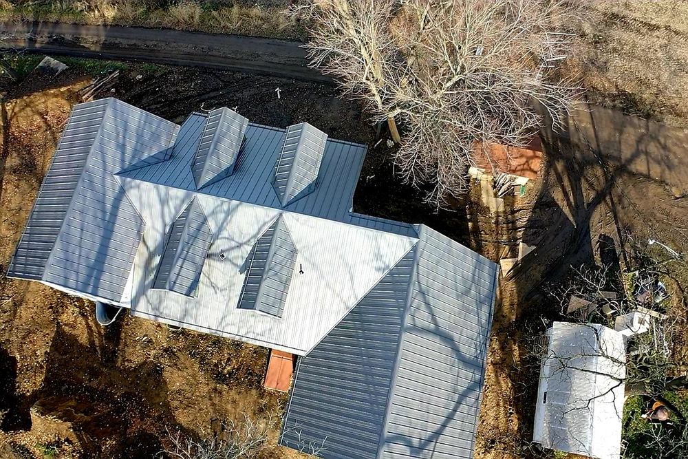 Steel Master Roofing install: goshen - Standing Seam