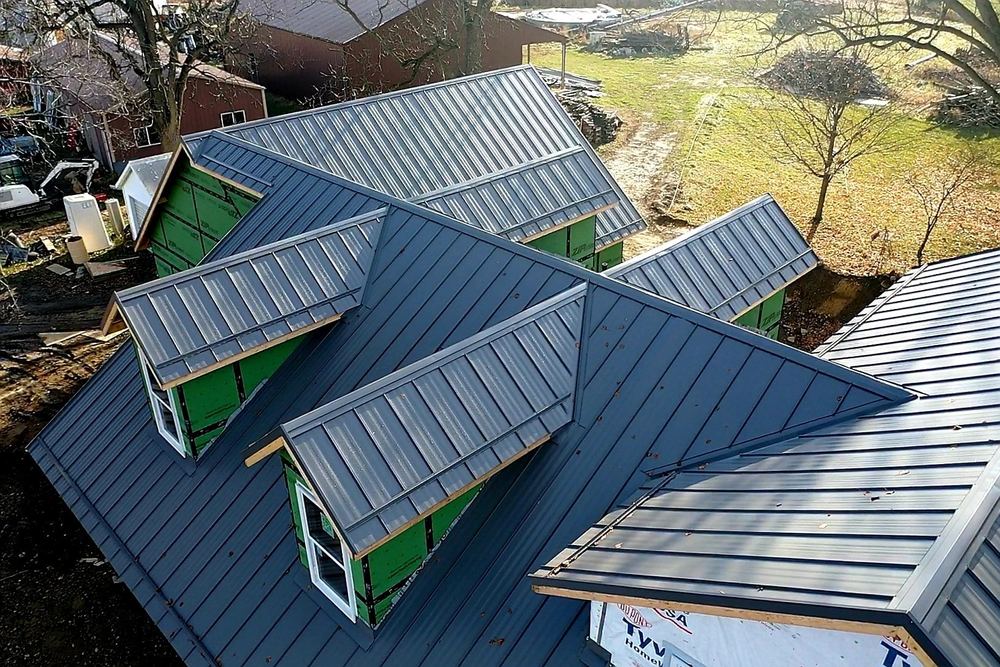 Steel Master Roofing install: goshen - Standing Seam
