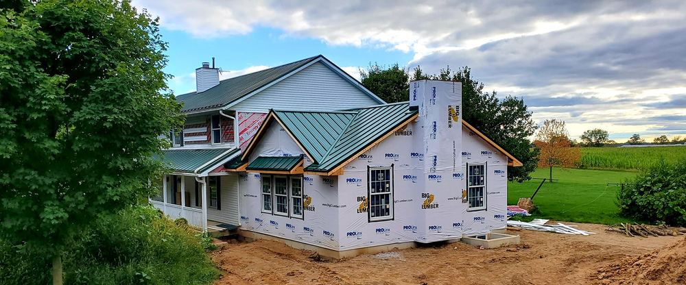 Steel Master Roofing install: goshen - Install Progress
