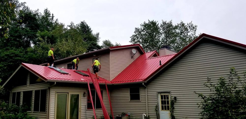 Steel Master Roofing install: new-carlisle - Standing Seam