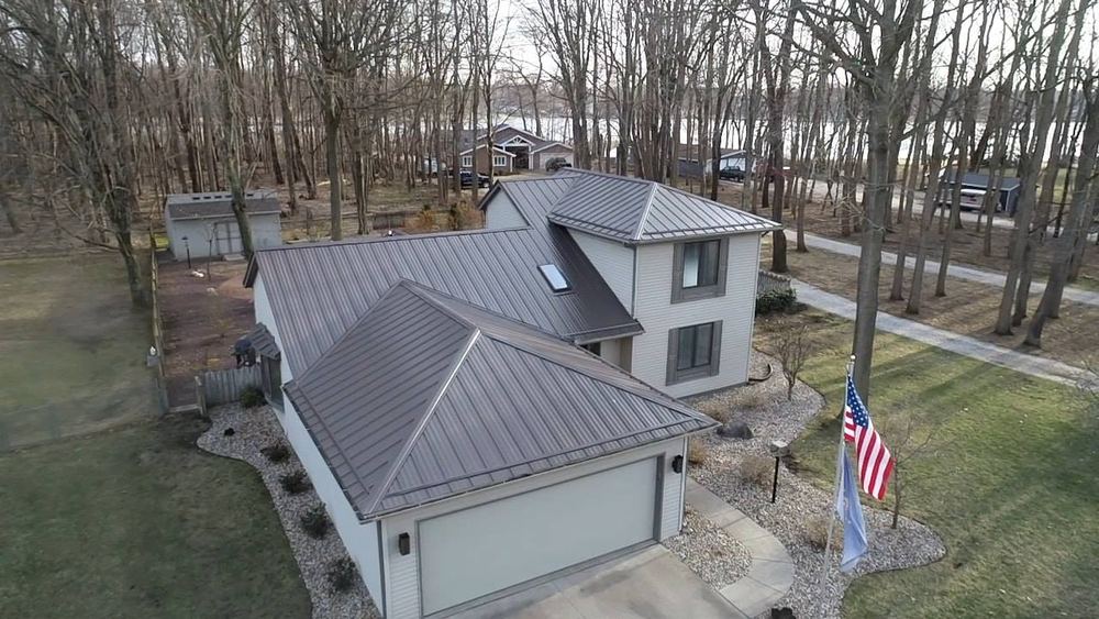 Steel Master Roofing install: elkhart - Standing Seam
