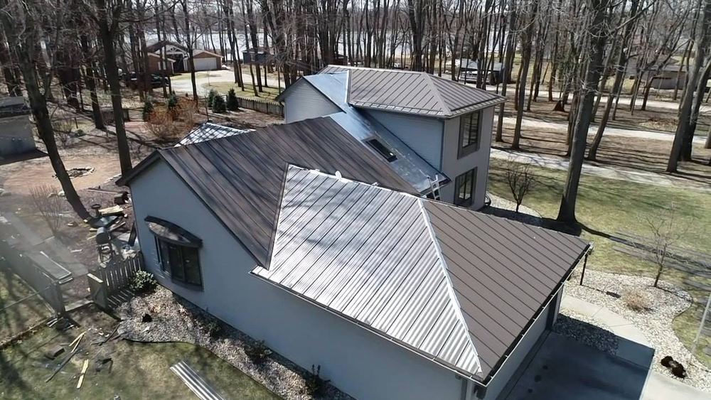 Steel Master Roofing install: elkhart - Standing Seam