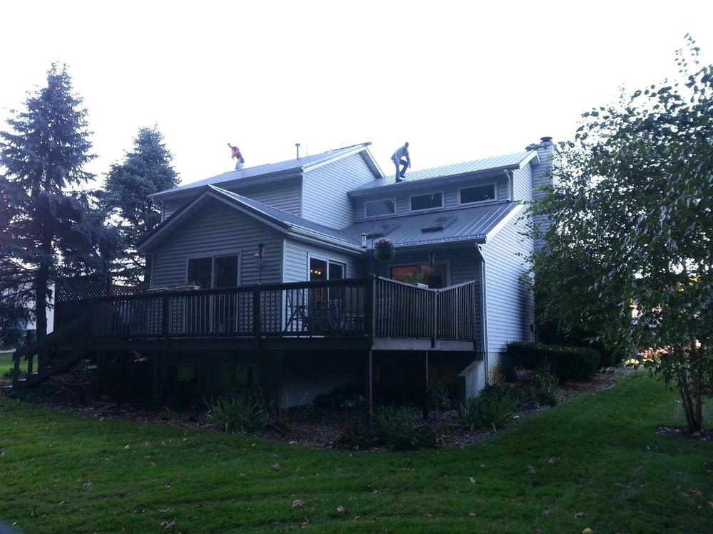 Steel Master Roofing install: Goshen - Standing Seam