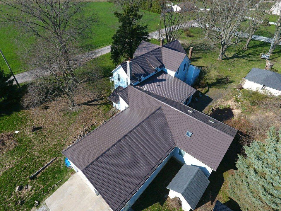 Steel Master Roofing install: warsaw - Install Progress