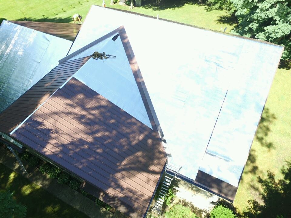 Steel Master Roofing install: goshen - Install Progress