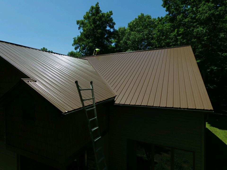 Steel Master Roofing install: goshen - Install Progress