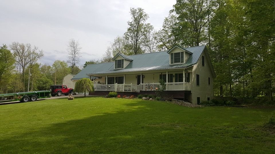 Steel Master Roofing install: warsaw - Install Progress