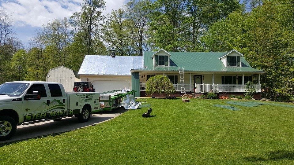 Steel Master Roofing install: warsaw - Install Progress