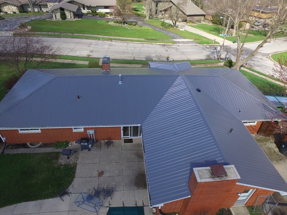 Steel Master Roofing install: South Bend - Standing Seam