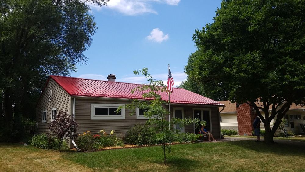 Steel Master Roofing install: south-bend - Exposed Fastener