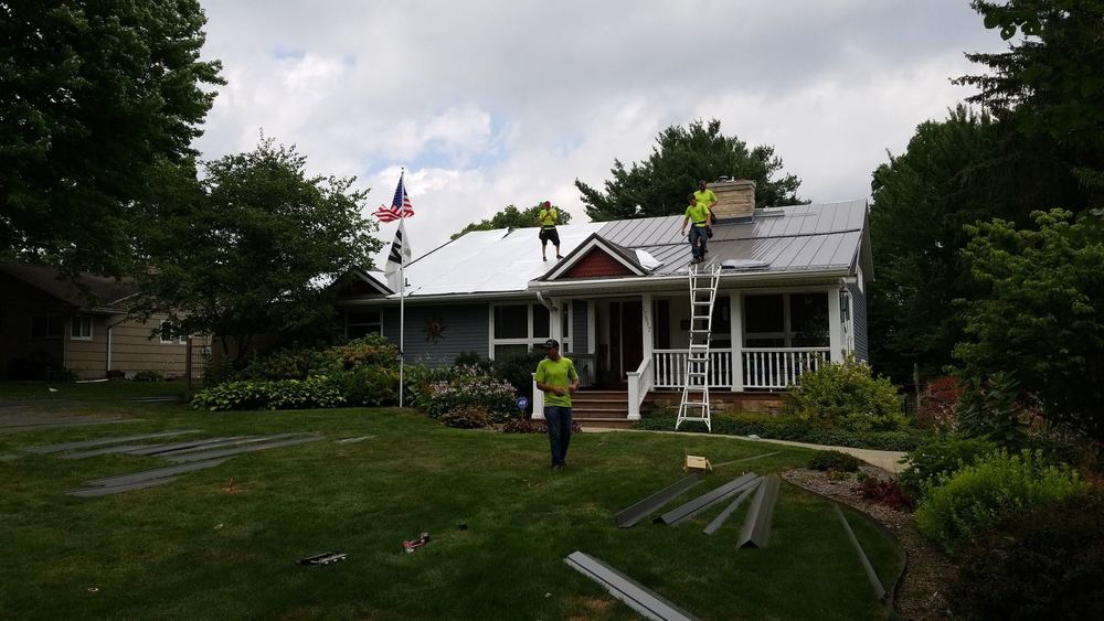 Steel Master Roofing install: south-bend - Concealed Fastener