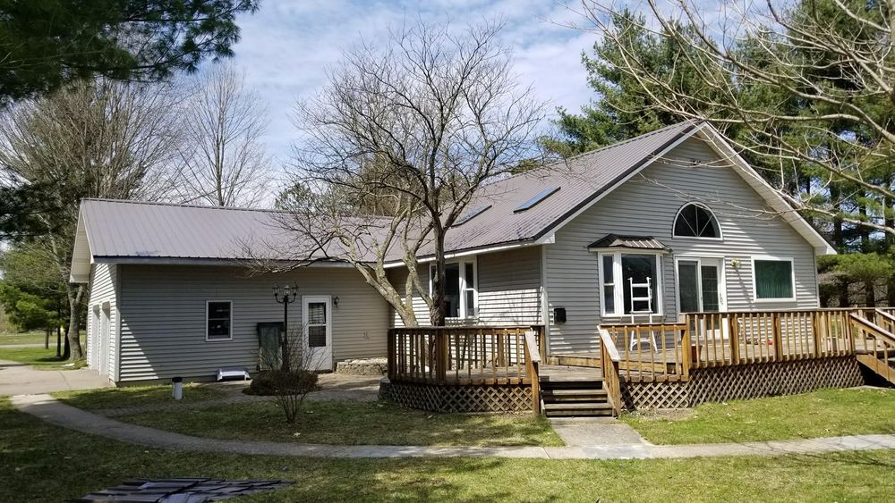 Steel Master Roofing install: Install Progress - burnished slate