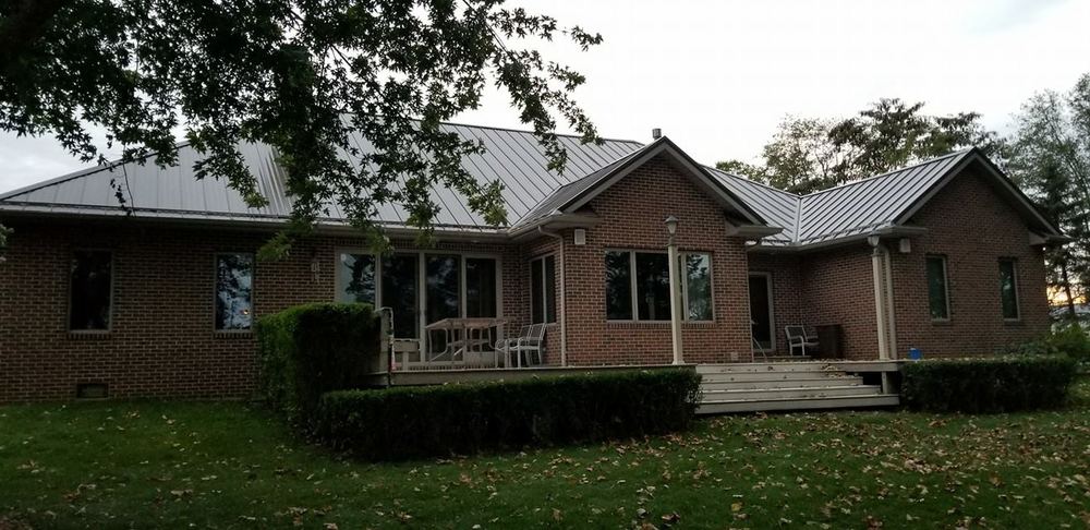Steel Master Roofing install: Commercial - burnished slate