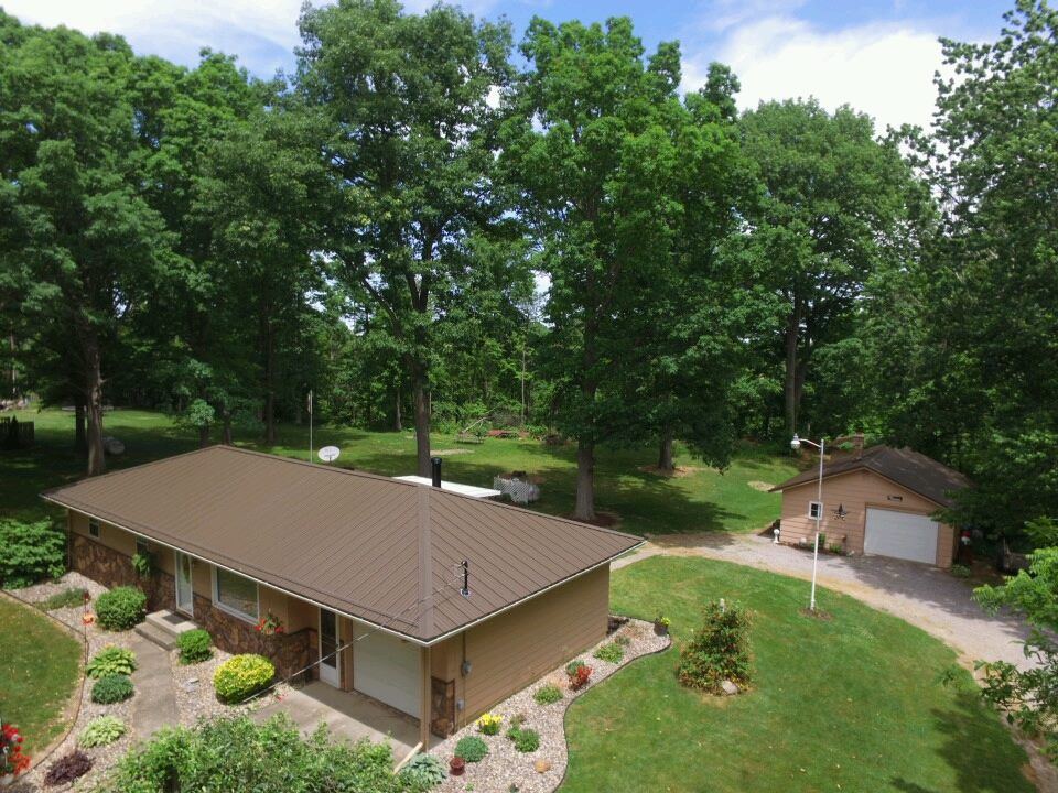 Steel Master Roofing install: Install Progress - burnished slate