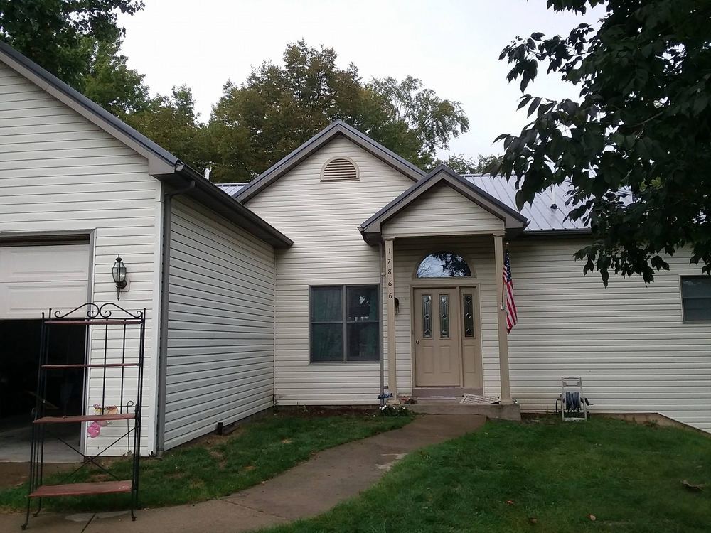 Steel Master Roofing install: vandalia - burnished slate