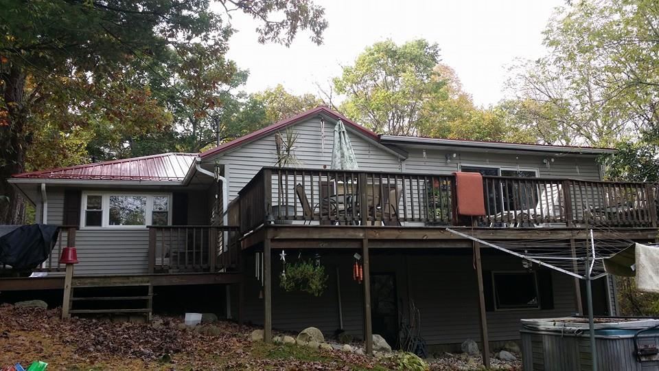 Steel Master Roofing install: union - regal red