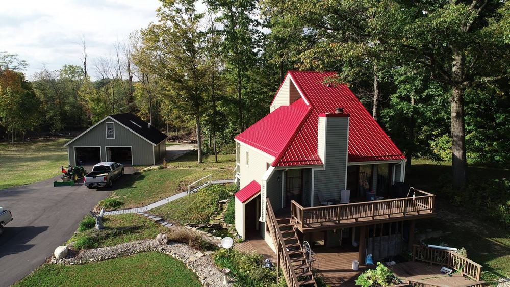 Steel Master Roofing install: huntington