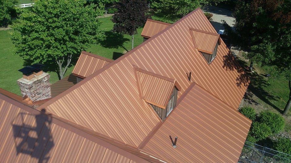 Steel Master Roofing install: la-porte